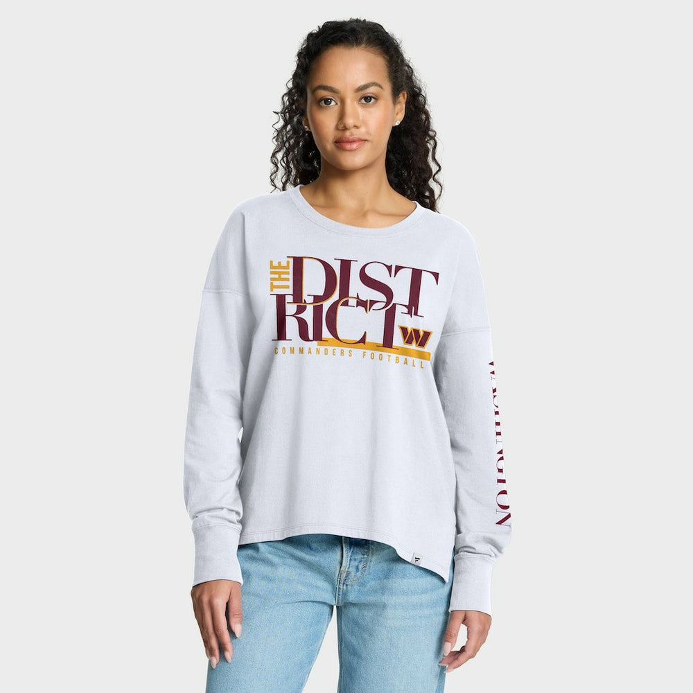 Washington Commanders Women's Hometown Legacy Long Sleeve T-Shirt White - Fanatics