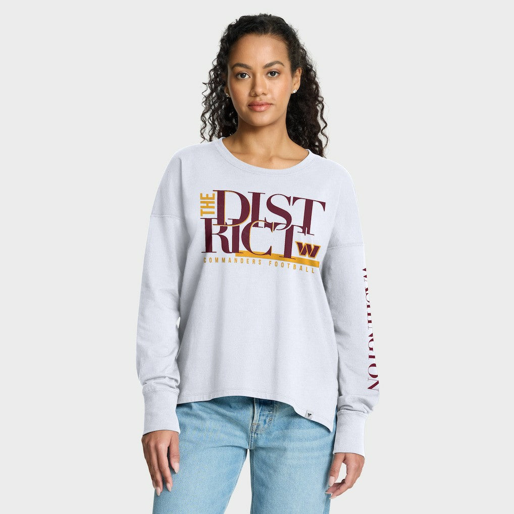 Washington Commanders Women's Hometown Legacy Long Sleeve T-Shirt White - Fanatics