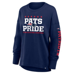 New England Patriots Women's Hometown Legacy Long Sleeve T-Shirt Navy - Fanatics