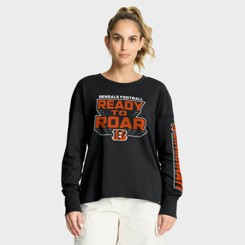 Cincinnati Bengals Women's Hometown Legacy Long Sleeve T-Shirt Black - Fanatics