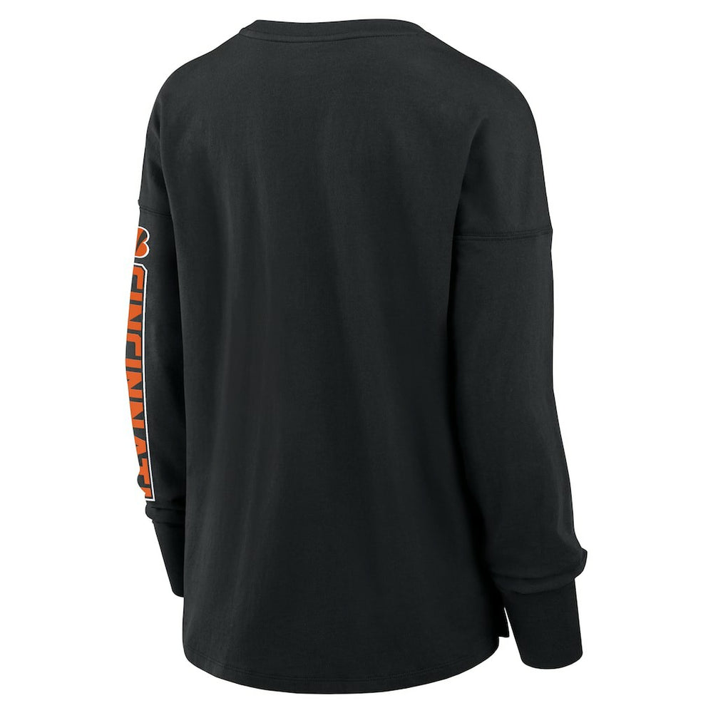 Cincinnati Bengals Women's Hometown Legacy Long Sleeve T-Shirt Black - Fanatics