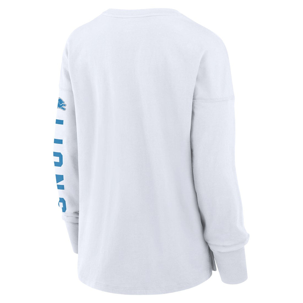 Detroit Lions Women's Hometown Legacy Long Sleeve T-Shirt White - Fanatics