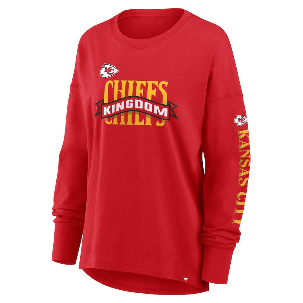 Kansas City Chiefs Women's Hometown Legacy Long Sleeve T-Shirt Red - Fanatics