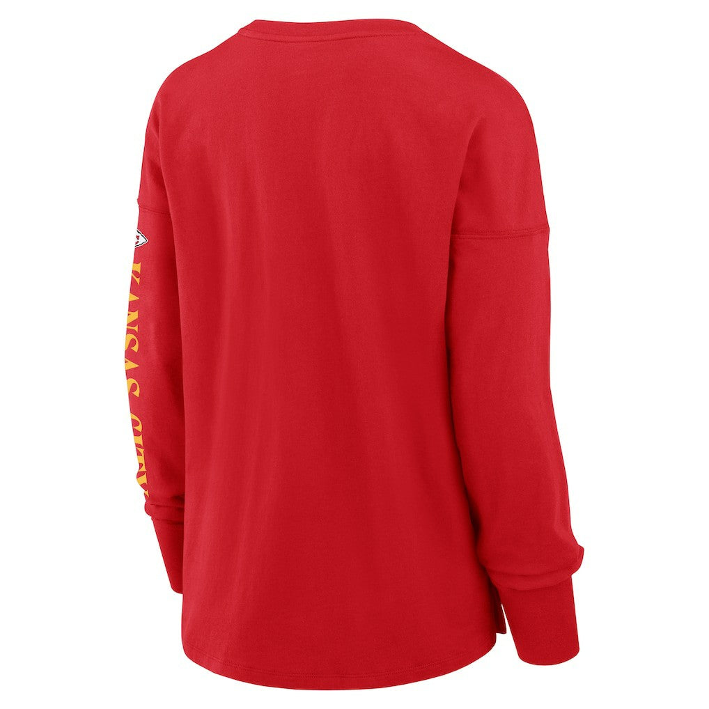 Kansas City Chiefs Women's Hometown Legacy Long Sleeve T-Shirt Red - Fanatics