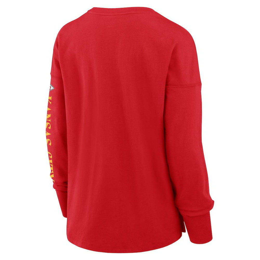 Kansas City Chiefs Women's Hometown Legacy Long Sleeve T-Shirt Red - Fanatics