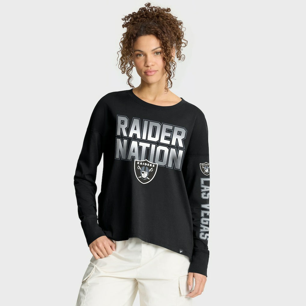 Las Vegas Raiders Women's Hometown Legacy Long Sleeve T-Shirt Black - Fanatics