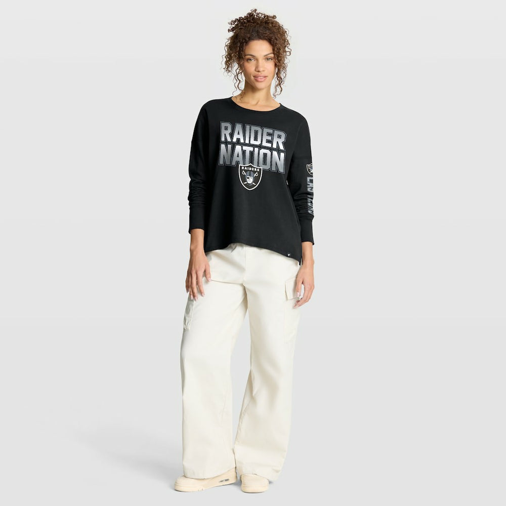 Las Vegas Raiders Women's Hometown Legacy Long Sleeve T-Shirt Black - Fanatics
