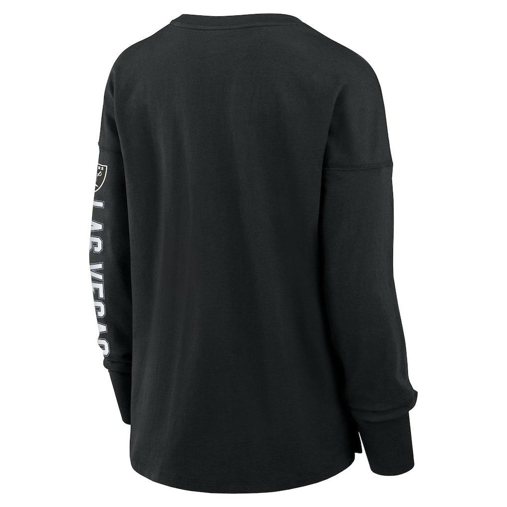 Las Vegas Raiders Women's Hometown Legacy Long Sleeve T-Shirt Black - Fanatics