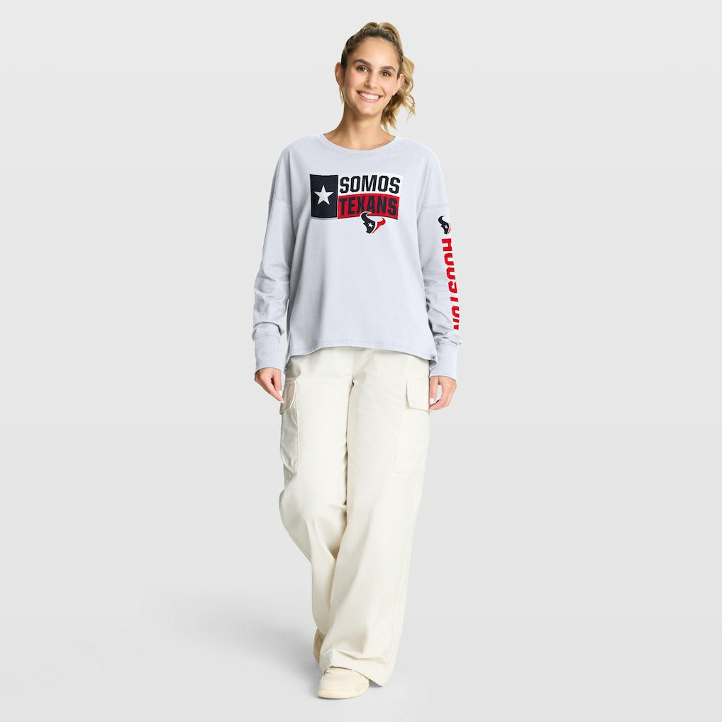 Houston Texans Women's Hometown Legacy Long Sleeve T-Shirt White - Fanatics