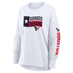 Houston Texans Women's Hometown Legacy Long Sleeve T-Shirt White - Fanatics