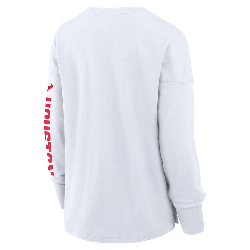 Houston Texans Women's Hometown Legacy Long Sleeve T-Shirt White - Fanatics