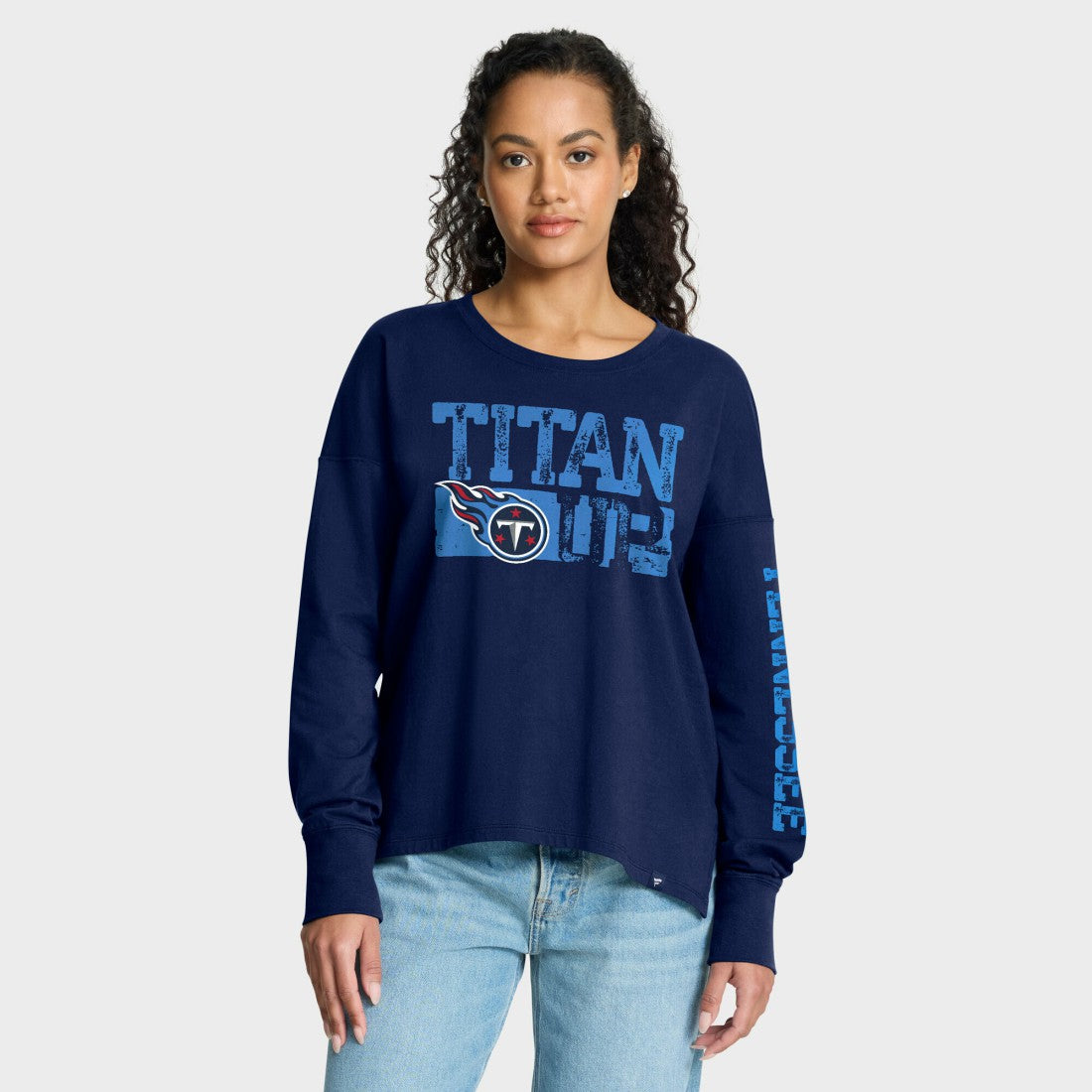 Tennessee Titans Women's Hometown Legacy Long Sleeve T-Shirt Navy - Fanatics