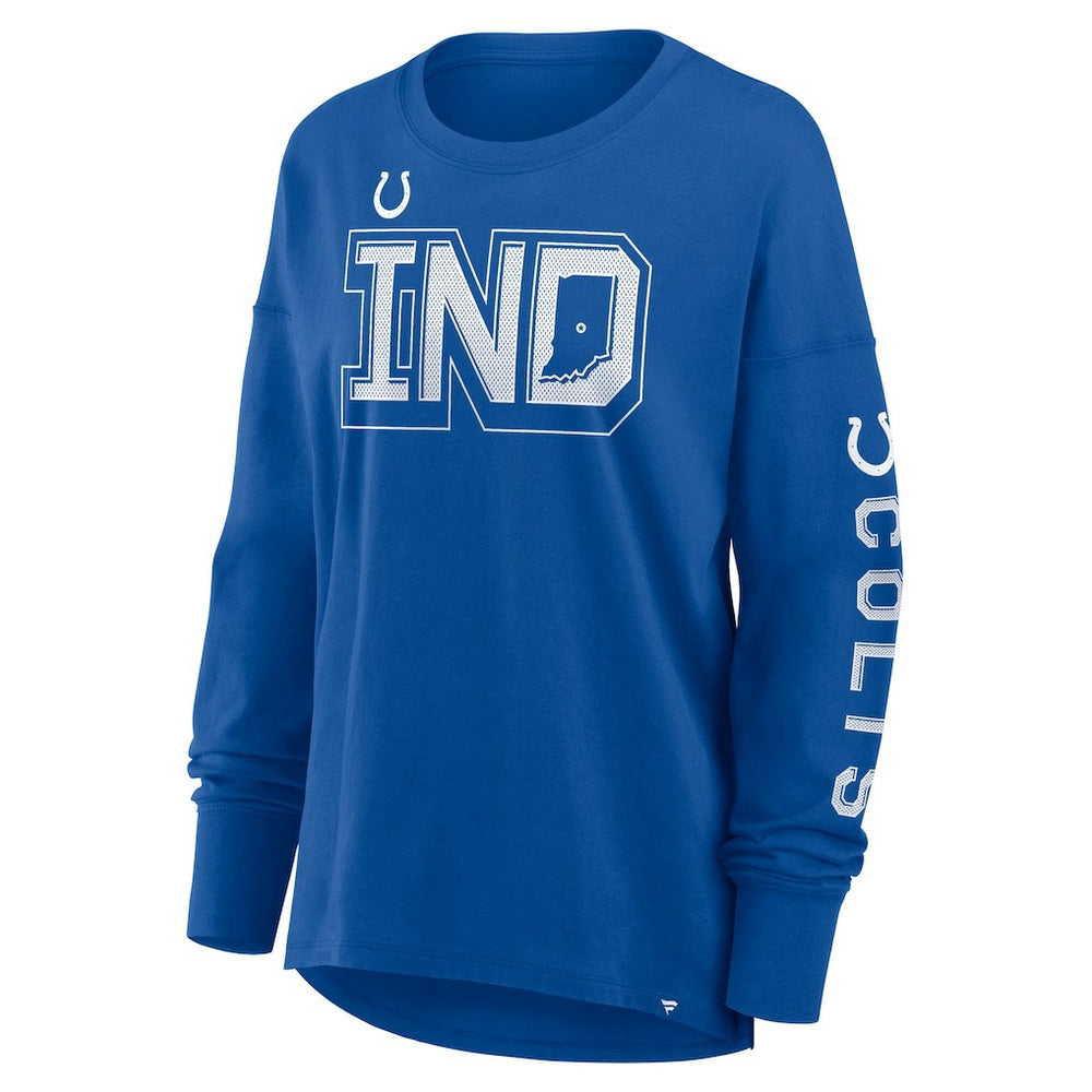 Indianapolis Colts Women's Hometown Legacy Long Sleeve T-Shirt Royal - Fanatics