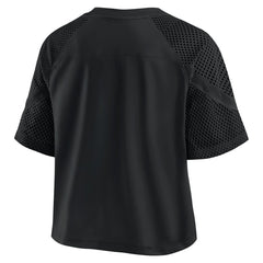 Green Bay Packers Women's Oversized Raglan V-Neck Blackout Fashion Jersey - Fanatics