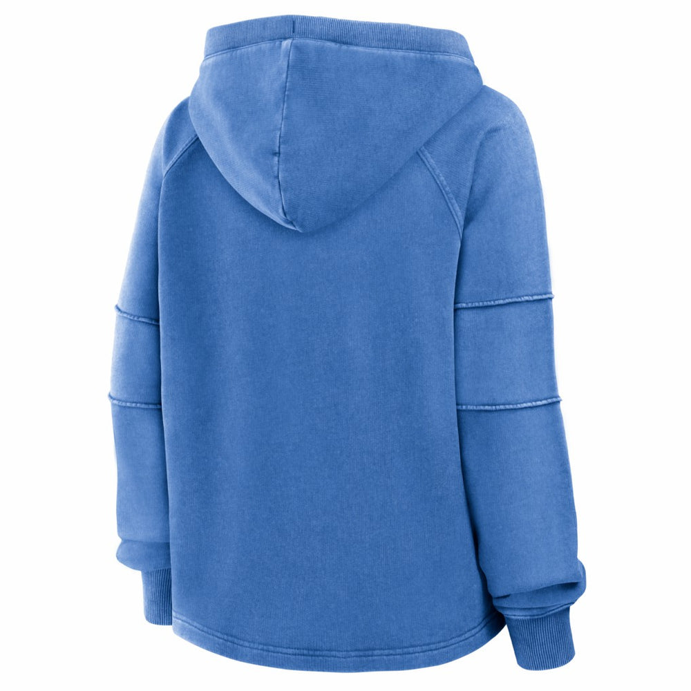 Detroit Lions Women's Oversized Raglan Gridiron Hoodie Blue - Fanatics