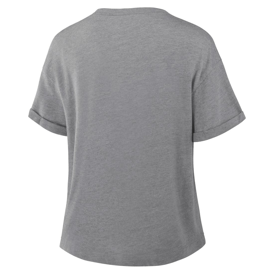 Detroit Lions Women's Pennant Wave Tribute Tri-Blend Boxy T-Shirt Heather Gray - Fanatics