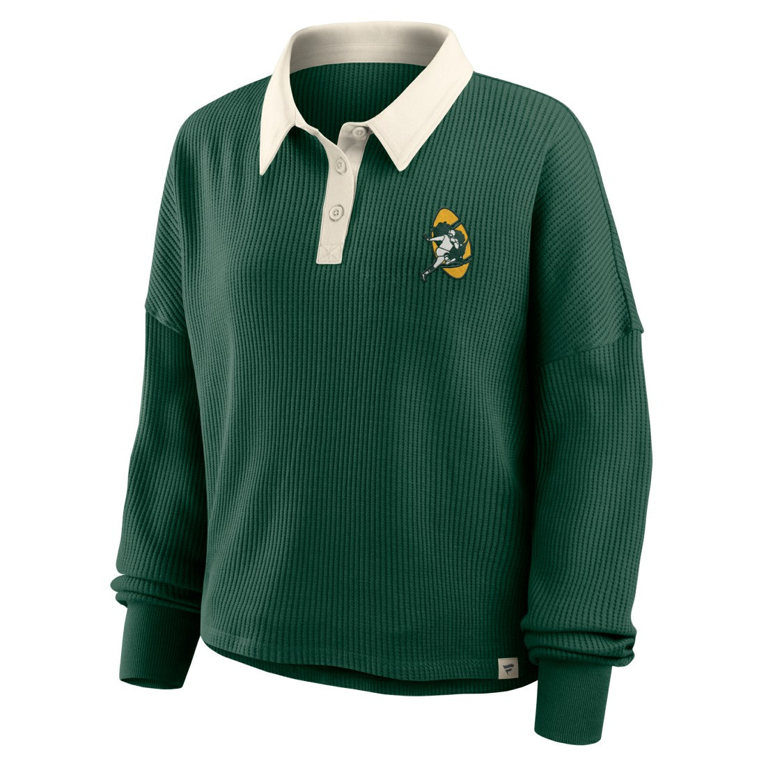 Green Bay Packers Women's Oversized Hometown Premium Thermal Long Sleeve Shirt Green - Fanatics