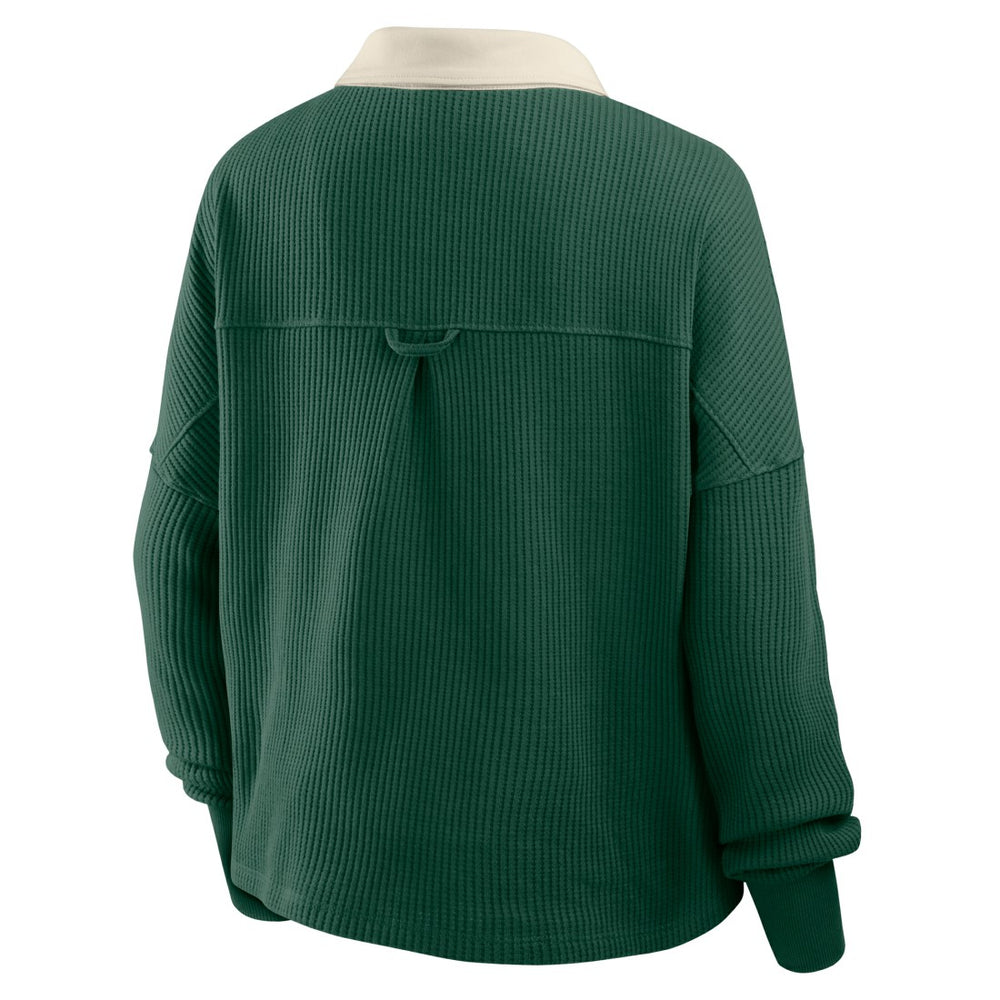 Green Bay Packers Women's Oversized Hometown Premium Thermal Long Sleeve Shirt Green - Fanatics