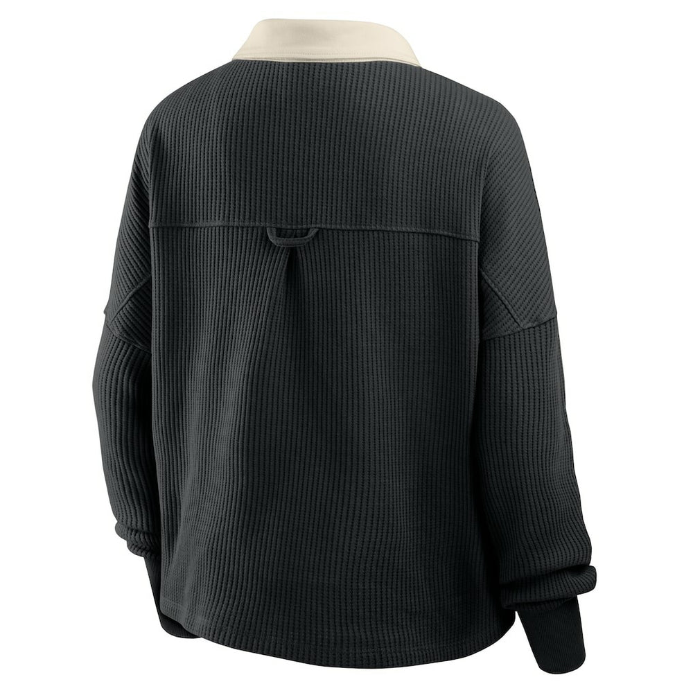 Pittsburgh Steelers Women's Oversized Hometown Premium Thermal Long Sleeve Shirt Black - Fanatics