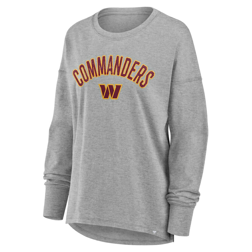 Washington Commanders Women's Hometown Legacy Long Sleeve T-Shirt Heather Gray - Fanatics