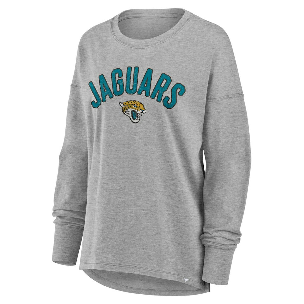Jacksonville Jaguars Women's Hometown Legacy Long Sleeve T-Shirt Heather Gray - Fanatics