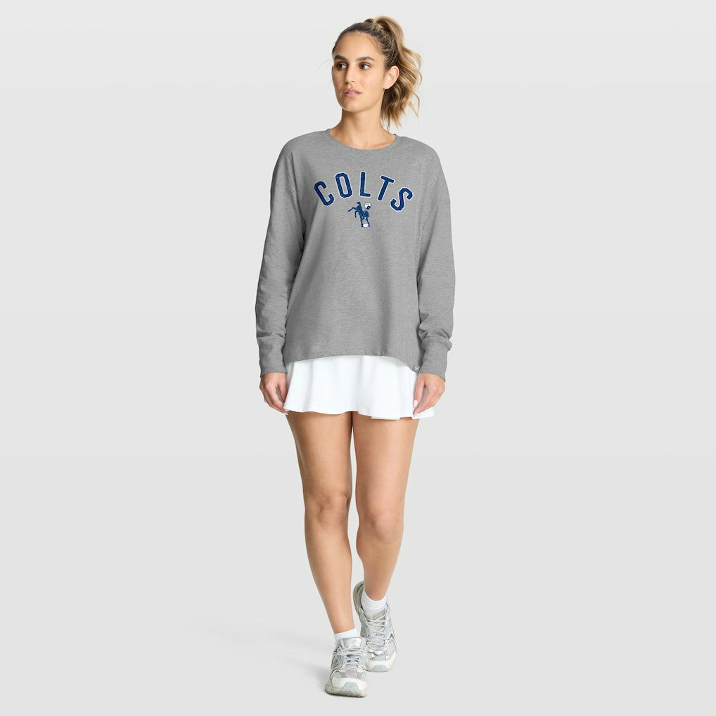 Indianapolis Colts Women's Hometown Legacy Long Sleeve T-Shirt Heather Gray - Fanatics