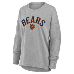 Chicago Bears Women's Hometown Legacy Long Sleeve T-Shirt Heather Gray - Fanatics