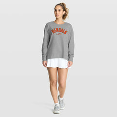 Cincinnati Bengals Women's Hometown Legacy Long Sleeve T-Shirt Heather Gray - Fanatics