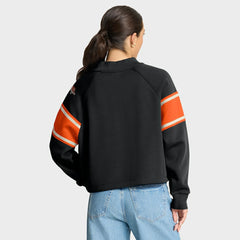 Cincinnati Bengals Oversized Hometown Toss Sweep Mock Neck Pullover Black - Fanatics