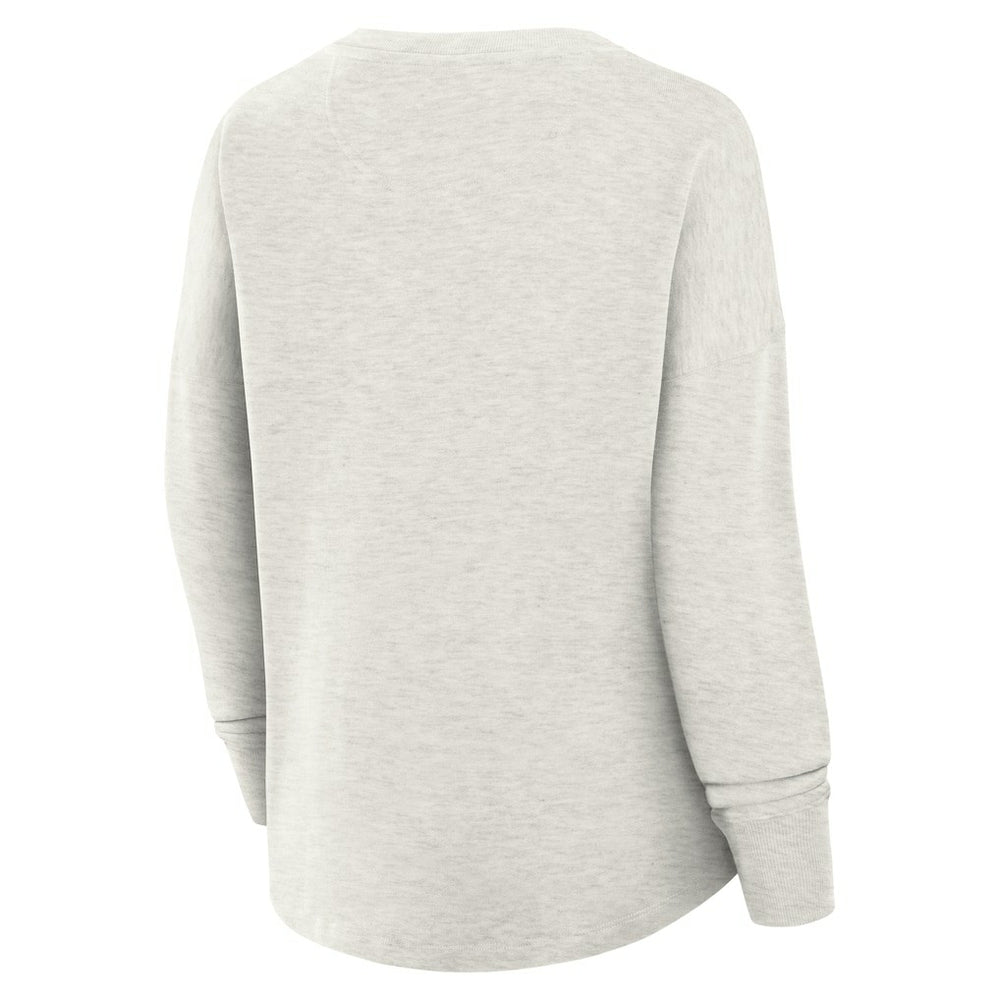 San Francisco 49ers Women's Oversized Hometown Pullover Sweatshirt Heather Gray - Fanatics