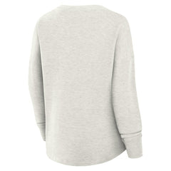 San Francisco 49ers Women's Oversized Hometown Pullover Sweatshirt Heather Gray - Fanatics