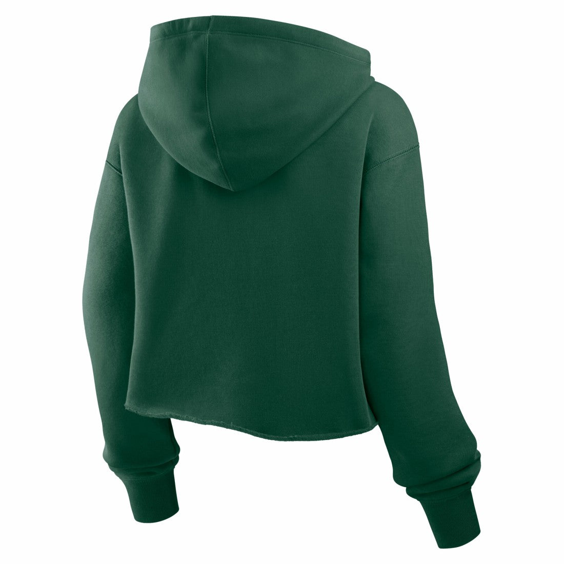 Green Bay Packers Women's Oversized Hometown Heritage Cropped Hoodie Green - Fanatics