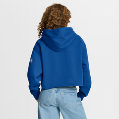 Seattle Seahawks Women's Oversized Hometown Heritage Cropped Hoodie Royal - Fanatics