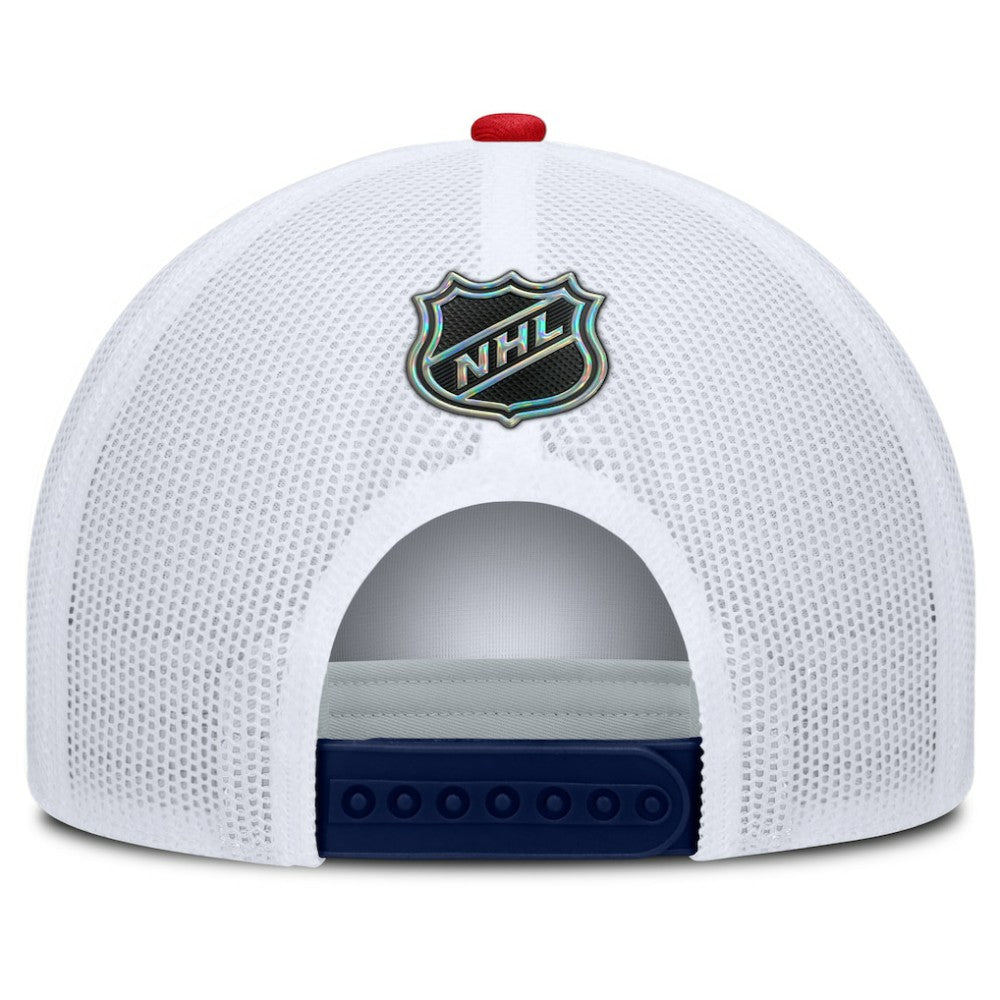 Washington Capitals Fanatics Authentic Pro Rink A-Frame Adjustable Hat Navy/White