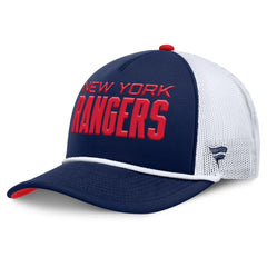 New York Rangers Fanatics Authentic Pro Rink A-Frame Adjustable Hat Navy/White