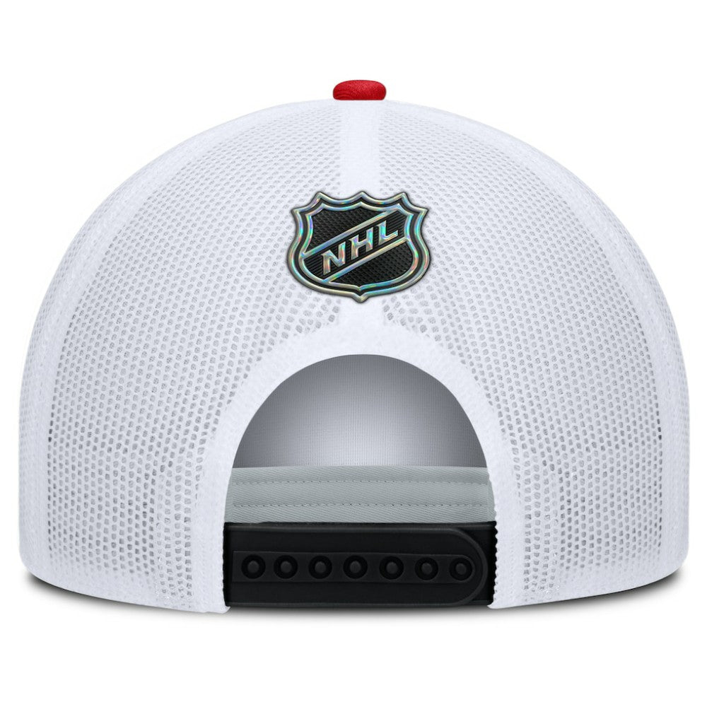 Chicago Blackhawks Fanatics Authentic Pro Rink A-Frame Adjustable Hat Black/White