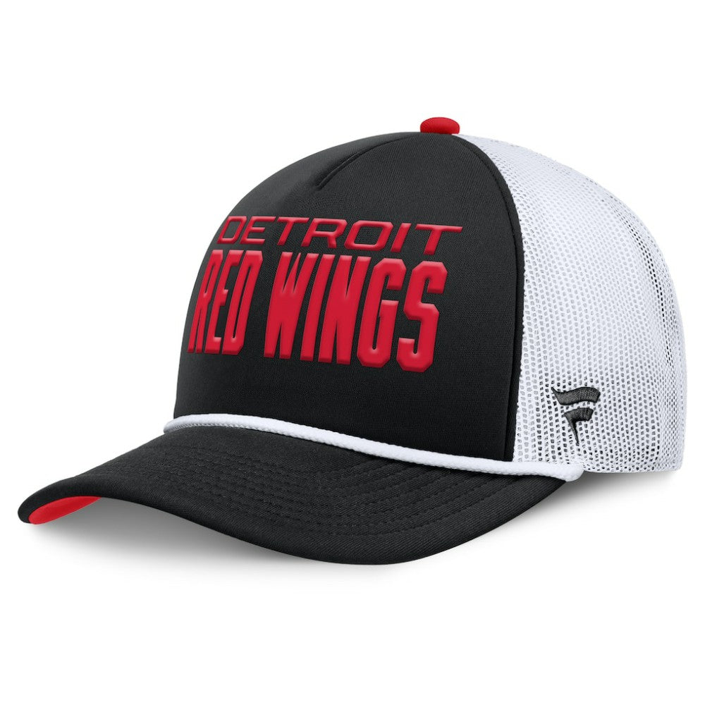 Detroit Red Wings - Fanatics Authentic Pro Rink A-Frame Adjustable Hat Black/White