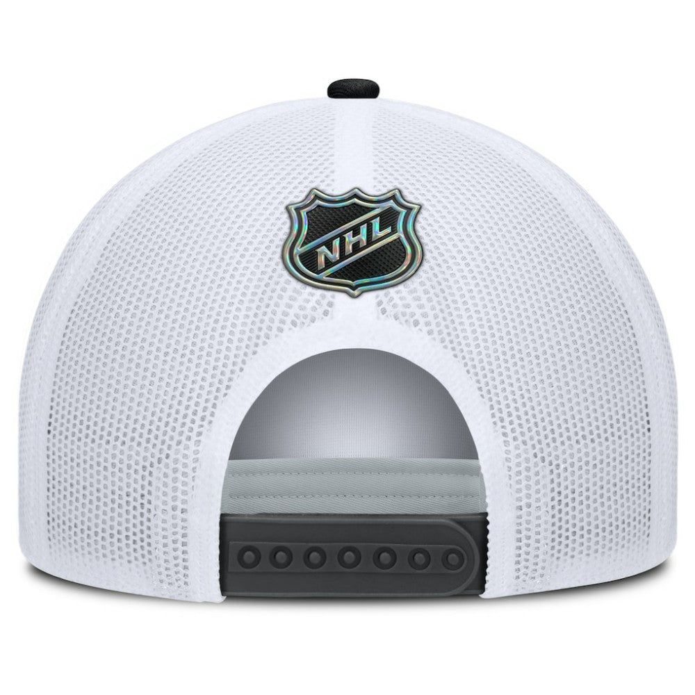 Vegas Golden Knights Fanatics Authentic Pro Rink A-Frame Adjustable Hat Charcoal/White