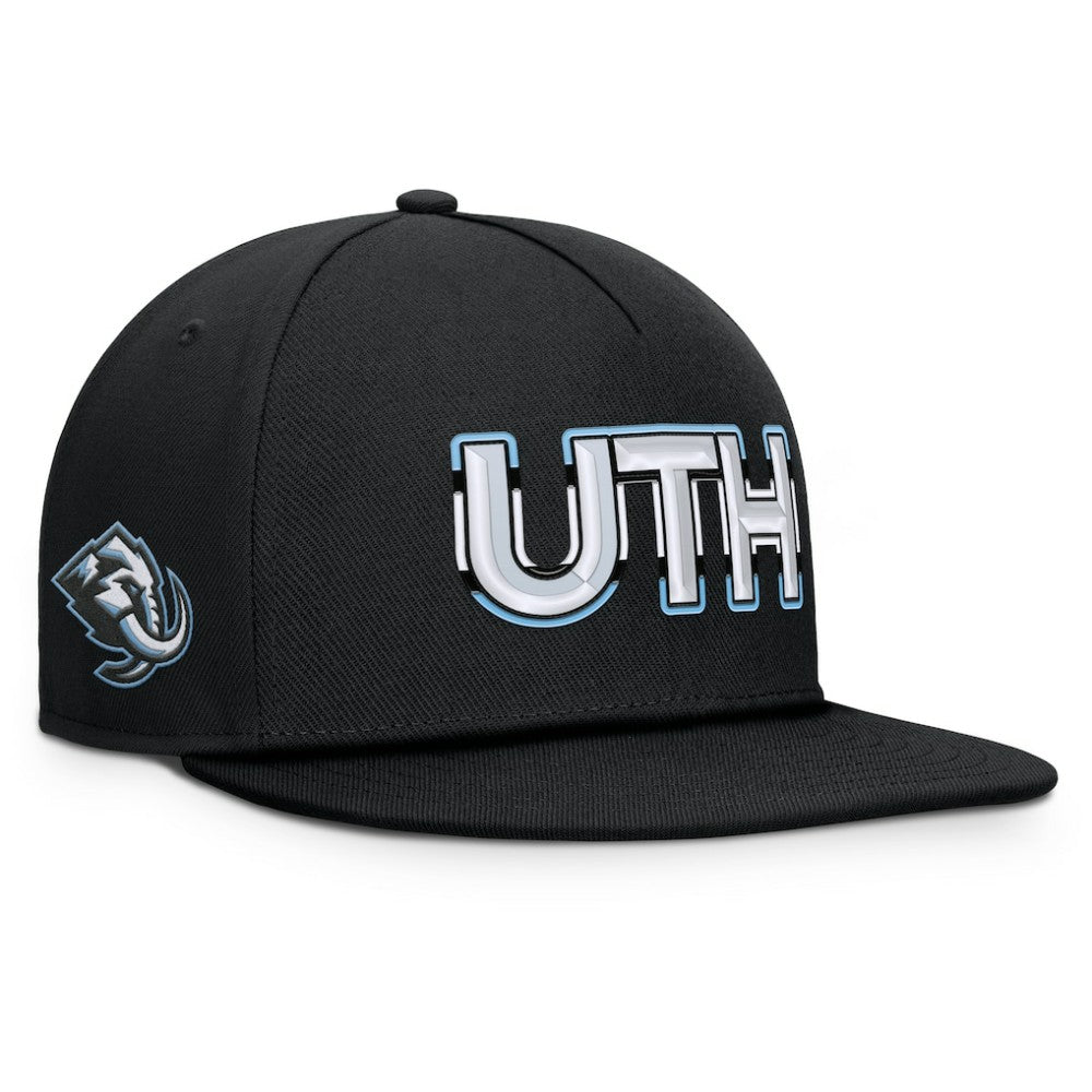 Utah Mammoth - Fanatics Authentic Pro Rink Team Code Snapback Hat Black