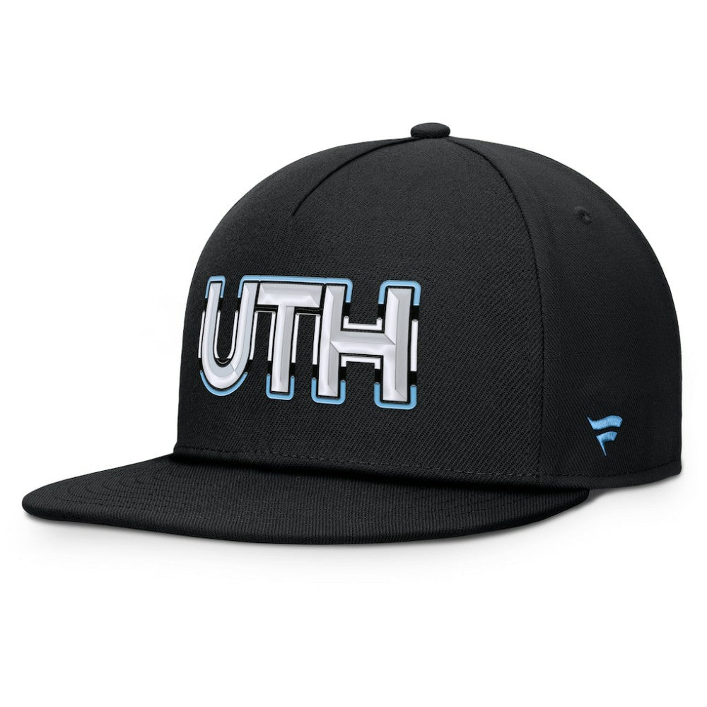Utah Mammoth - Fanatics Authentic Pro Rink Team Code Snapback Hat Black