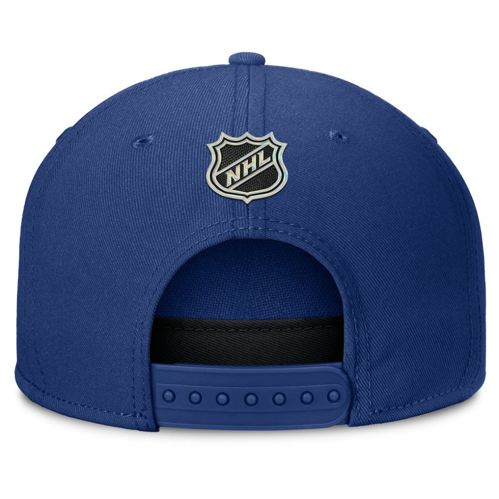 Toronto Maple Leafs - Fanatics Authentic Pro Rink Team Code Snapback Hat Blue