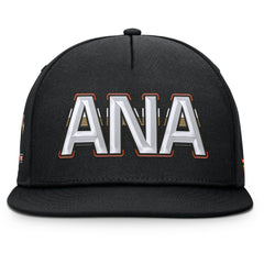 Anaheim Ducks - Fanatics Authentic Pro Rink Team Code Snapback Hat Black