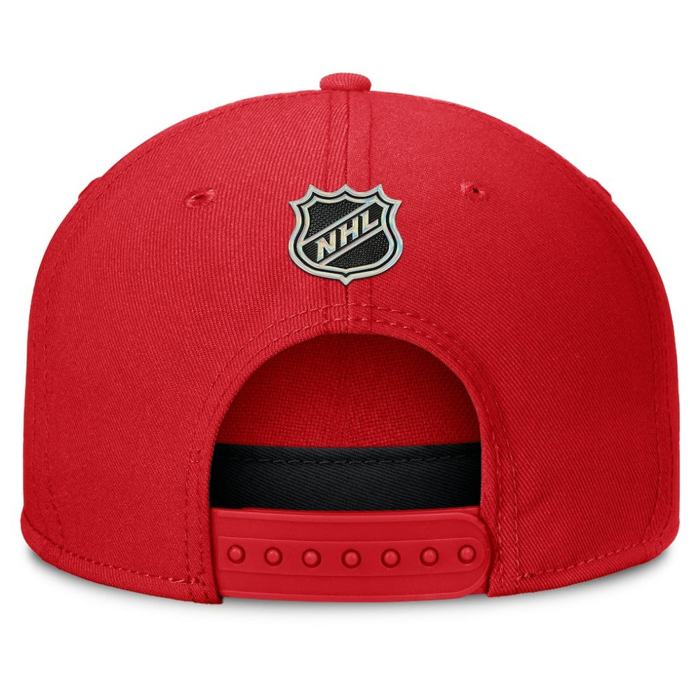 Calgary Flames - Fanatics Authentic Pro Rink Team Code Snapback Hat Red