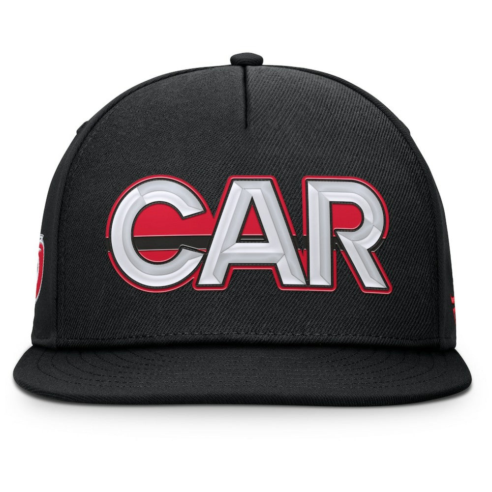 Carolina Hurricanes - Fanatics Authentic Pro Rink Team Code Snapback Hat Black