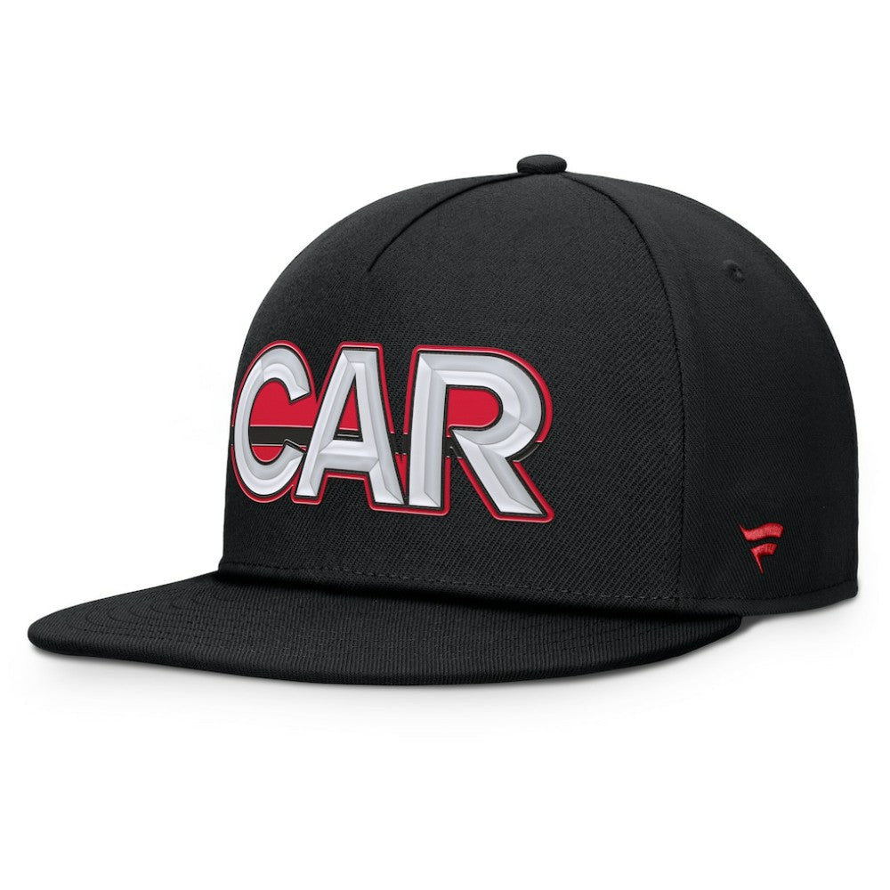 Carolina Hurricanes - Fanatics Authentic Pro Rink Team Code Snapback Hat Black