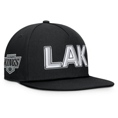 Los Angeles Kings - Fanatics Authentic Pro Rink Team Code Snapback Hat Black