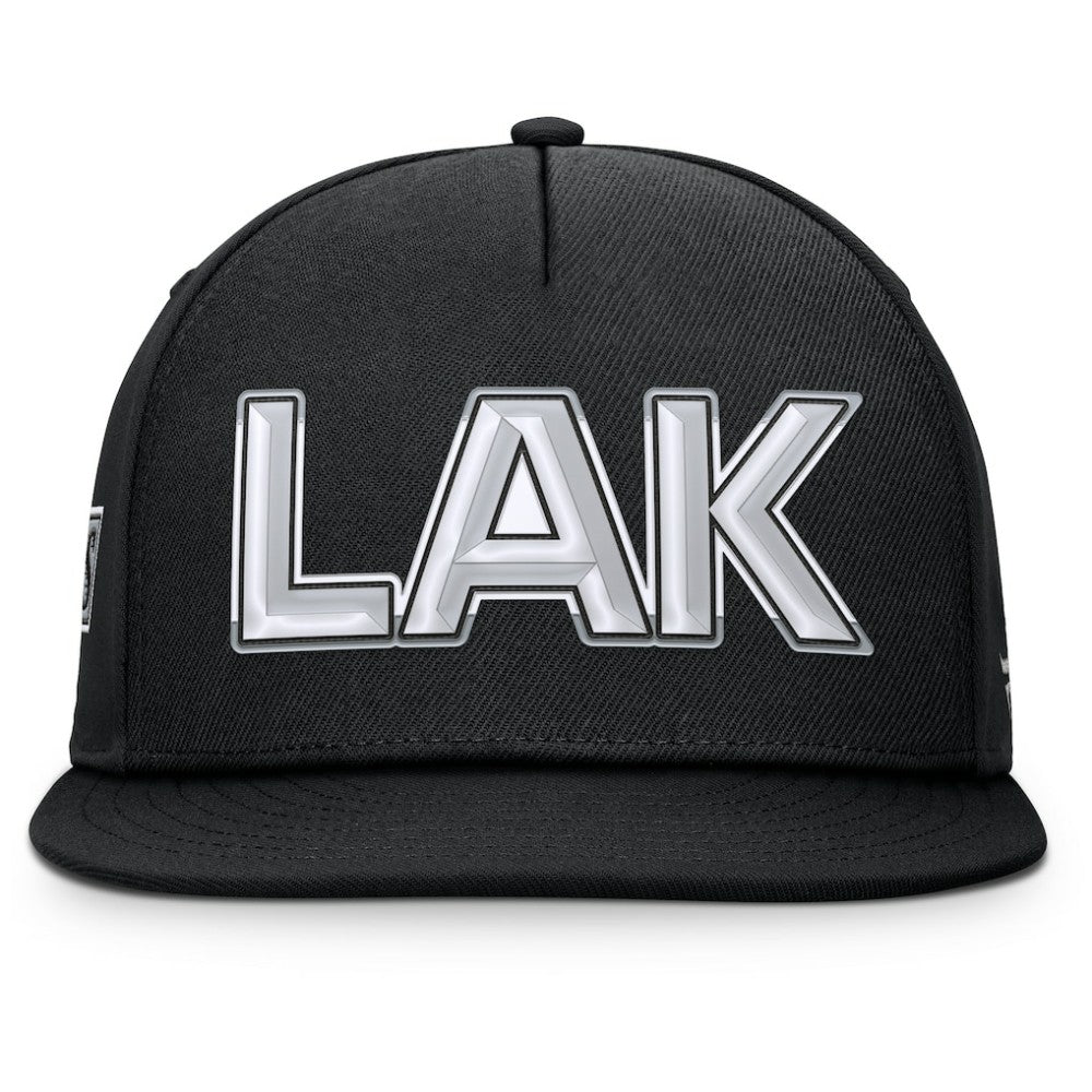 Los Angeles Kings - Fanatics Authentic Pro Rink Team Code Snapback Hat Black