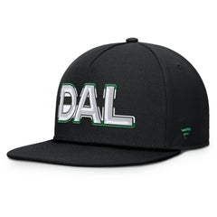 Dallas Stars - Fanatics Authentic Pro Rink Team Code Snapback Hat Black