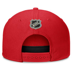 Detroit Red Wings - Fanatics Authentic Pro Rink Team Code Snapback Hat Red