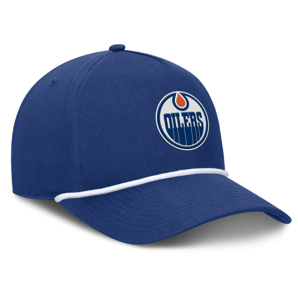 Edmonton Oilers - Fanatics Authentic Pro Rink Roper A-Frame Adjustable Hat Royal